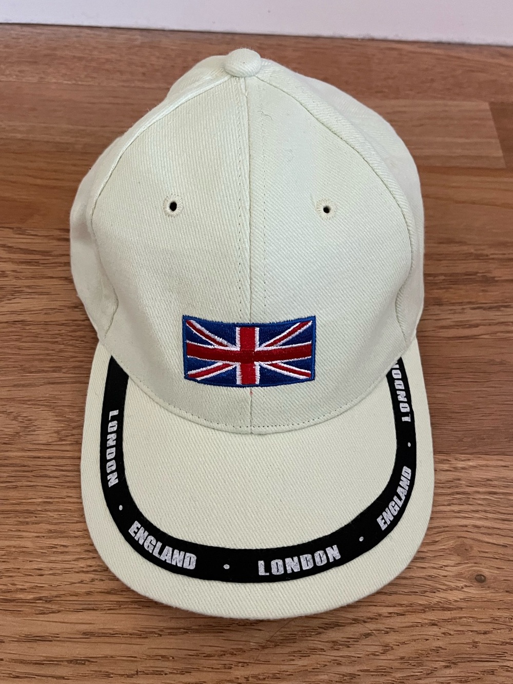 London England International Insignia Embroidered Baseball Cap Hat